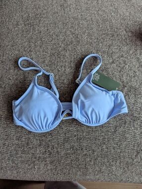 Wild Fable Light Blue Women’s Underwire Swim Top S (4-6)